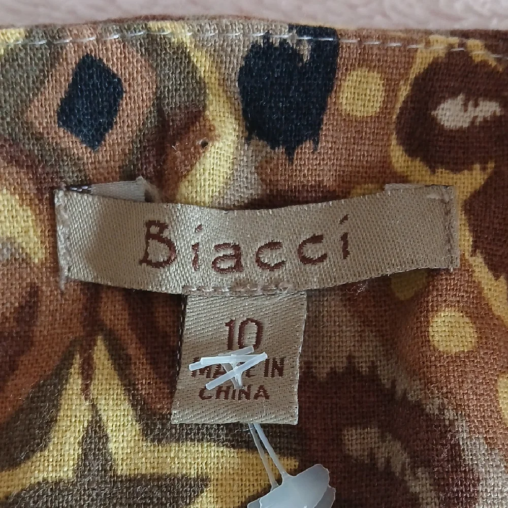 Biacci Multicolor Patterned Skirt - Picture 2 of 9